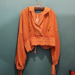 Free People Half Court Hoodie